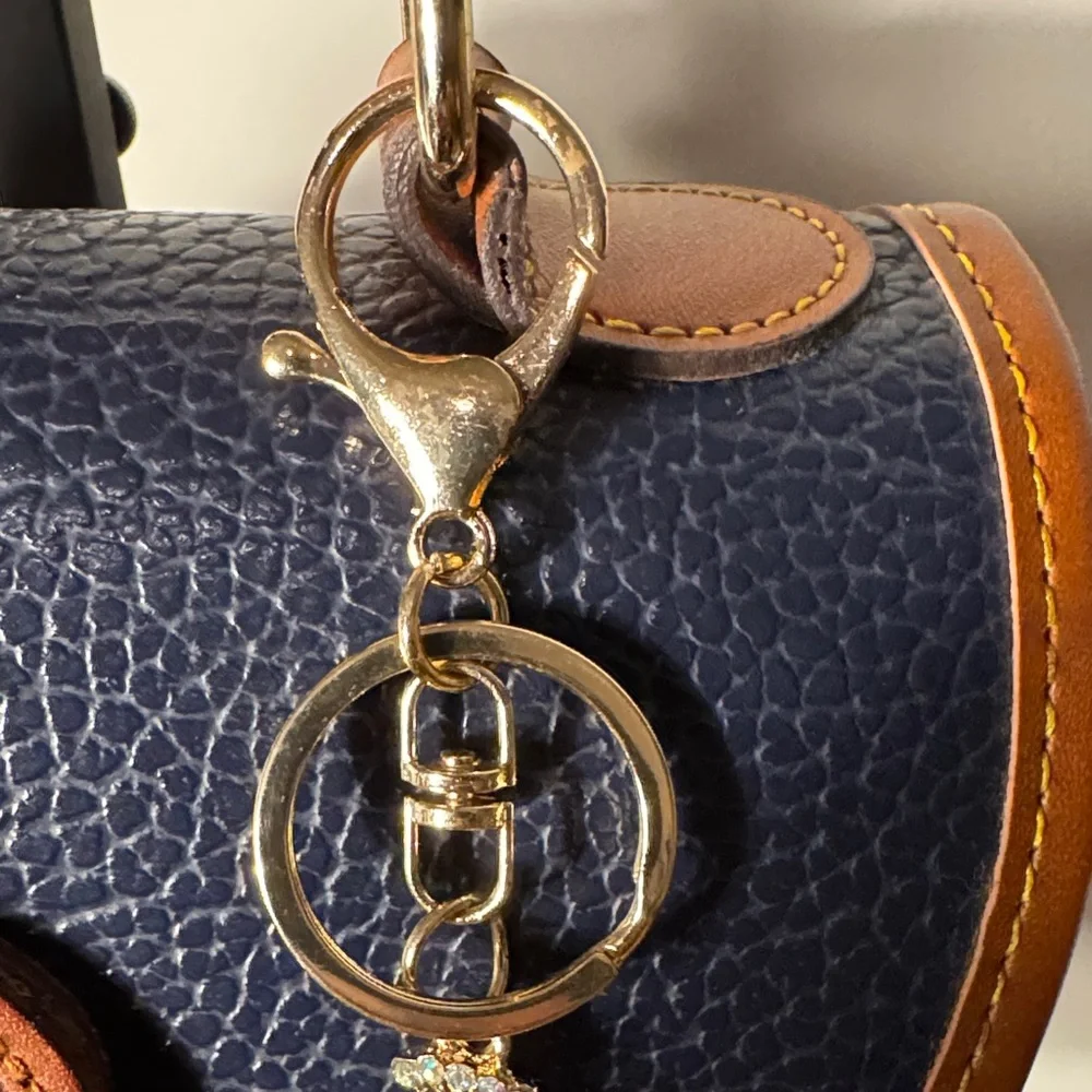 Colorful Peacock Keychain/ BagCharm - Picture 3 of 3